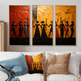 African Tribal Rhythms VIII - Multi-Panels