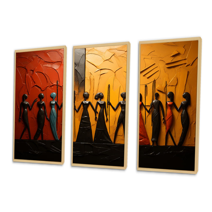 African Tribal Rhythms VIII - Multi-Panels
