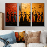 African Tribal Rhythms VIII - Multi-Panels