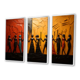 African Tribal Rhythms VIII - Multi-Panels