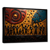 African Tribal Rhythms IX - People Canvas Wall Art