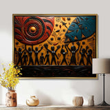 African Tribal Rhythms IX - People Canvas Wall Art