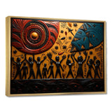 African Tribal Rhythms IX - People Canvas Wall Art