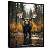 Alaska Majestic Moose - Landscapes Canvas Wall Art