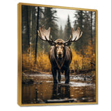 Alaska Majestic Moose - Landscapes Canvas Wall Art