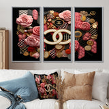 All Fashion Brands Logo II - Multi-Panel Canvas Prints