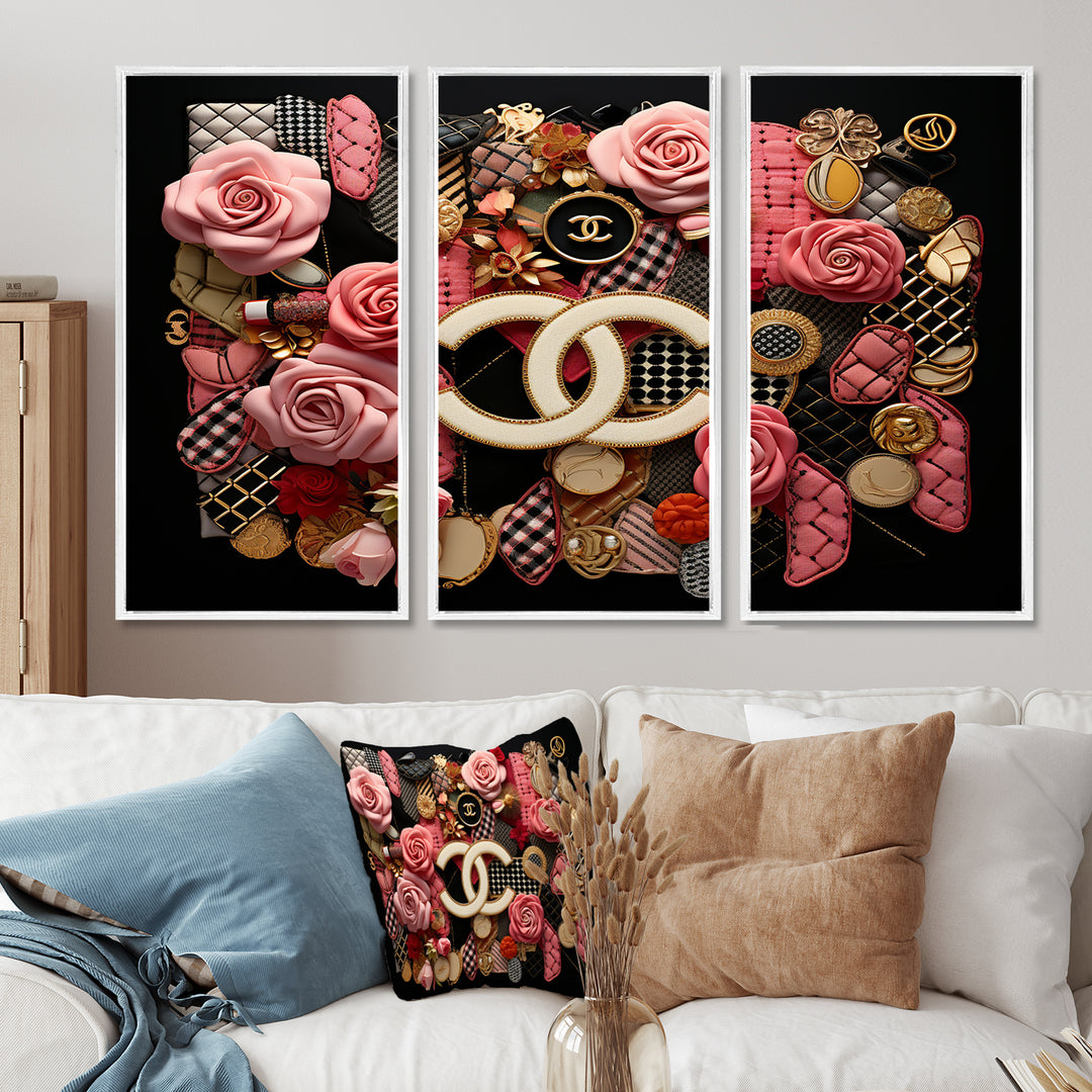 All Fashion Brands Logo II - Multi-Panel Canvas Prints