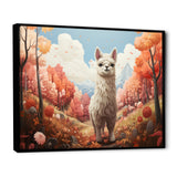 Coral Alpaca Alpacas - Coral Alpaca Wall Art