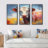 Cow Countryside Palette II - Split Multi-Panels Prints