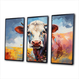 Cow Countryside Palette II - Split Multi-Panels Prints
