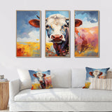 Cow Countryside Palette II - Split Multi-Panels Prints