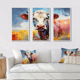 Cow Countryside Palette II - Split Multi-Panels Prints