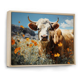 Cow Meadow Serenity - Cow Large Canvas Wall Art