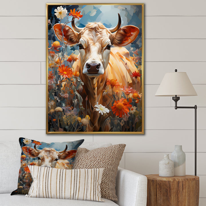 Cow Natures Mosaic - Cow Home Decor Art