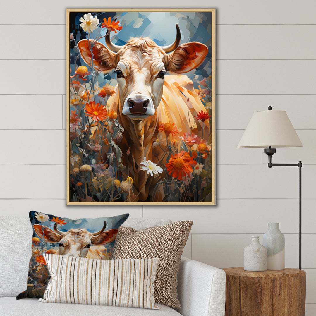 Cow Natures Mosaic - Cow Home Decor Art
