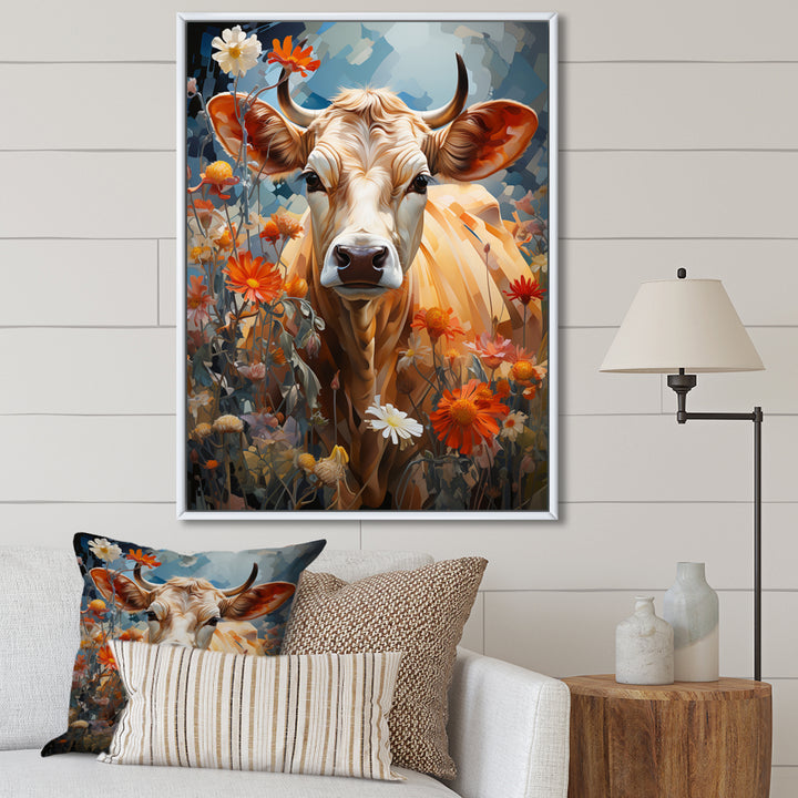 Cow Natures Mosaic - Cow Home Decor Art