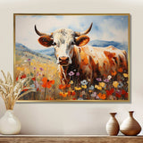 Cow Natures Symphony II - Animals Canvas Wall Art