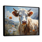 Cow Pastoral Beauty - Cow Canvas Wall Art