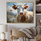 Cow Pastoral Beauty - Cow Canvas Wall Art