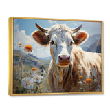 Cow Pastoral Beauty - Cow Canvas Wall Art