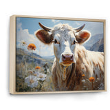 Cow Pastoral Beauty - Cow Canvas Wall Art