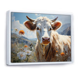 Cow Pastoral Beauty - Cow Canvas Wall Art