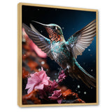 Teal Pink Animal Hummingbird - Hummingbird Wall Art Prints