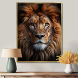 Animal Lion Portrait II - Animals Canvas Wall Art