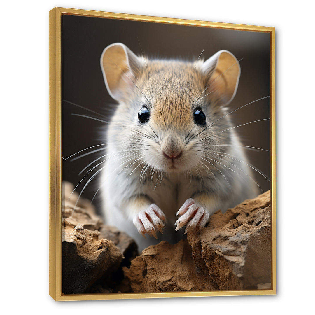 Cute Rodent - Rodent Framed Canvas Art