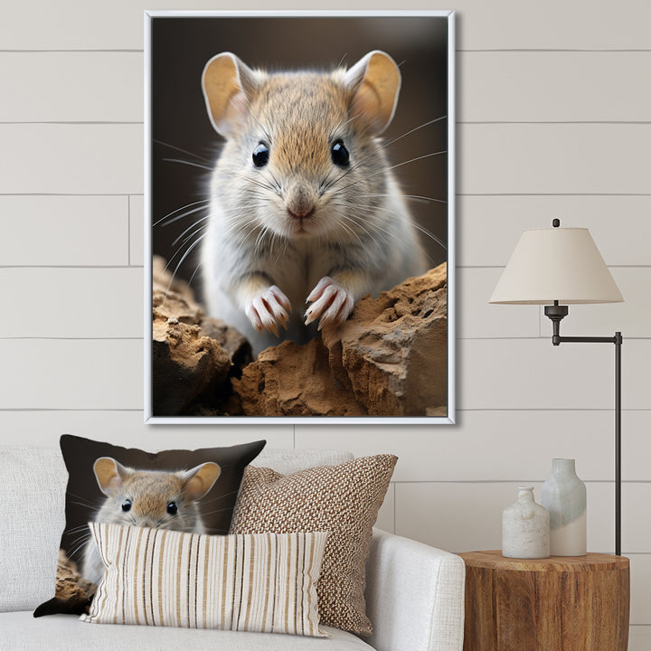 Cute Rodent - Rodent Framed Canvas Art