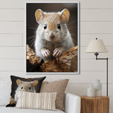 Cute Rodent - Rodent Framed Canvas Art