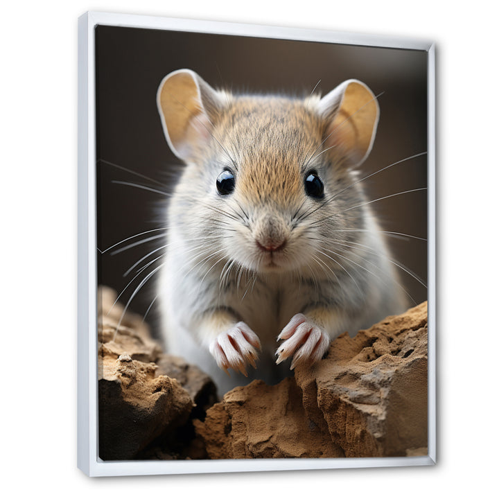 Cute Rodent - Rodent Framed Canvas Art