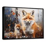 Animal Rusty Red Fox - Animals Canvas Wall Art