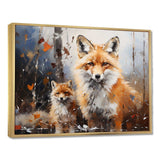 Animal Rusty Red Fox - Animals Canvas Wall Art