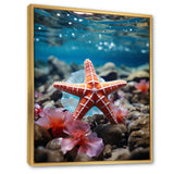 Coral Teal Starfish - Starfish Wall Decor