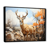 Graceful Antelope Pastoral - Antelope Canvas Wall Art