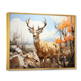 Graceful Antelope Pastoral - Antelope Canvas Wall Art