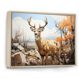 Graceful Antelope Pastoral - Antelope Canvas Wall Art
