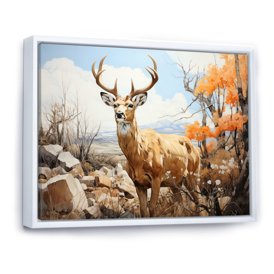 Graceful Antelope Pastoral - Antelope Canvas Wall Art