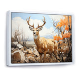 Graceful Antelope Pastoral - Antelope Canvas Wall Art