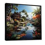 Asian Art Bali Bliss - People Canvas Wall Art