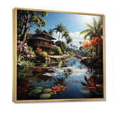 Asian Art Bali Bliss - People Canvas Wall Art