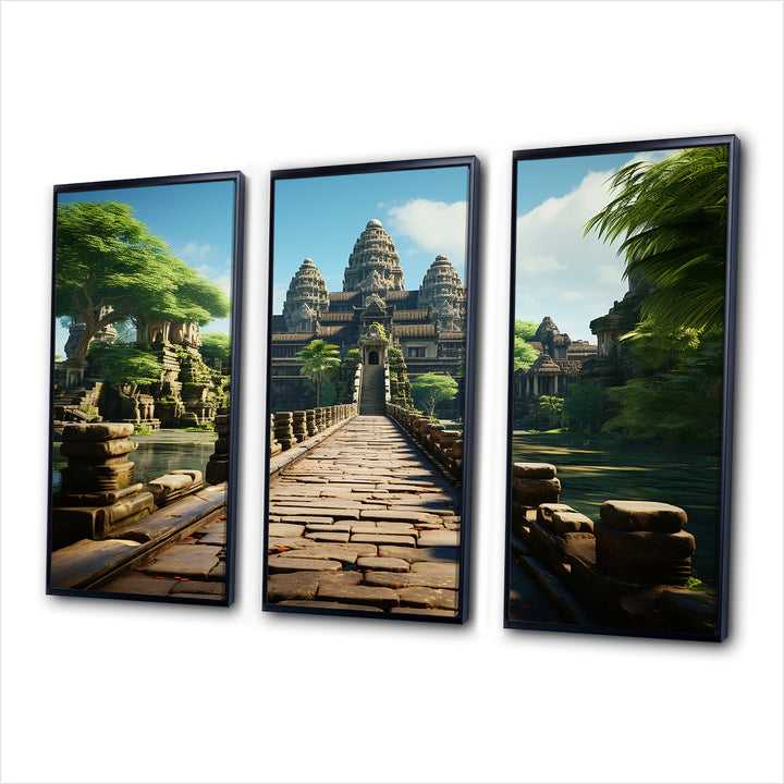 Asian Art Journey To Angkor II - Multi-Panels