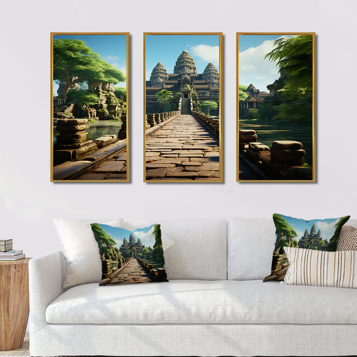 Asian Art Journey To Angkor II - Multi-Panels