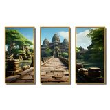 Asian Art Journey To Angkor II - Multi-Panels