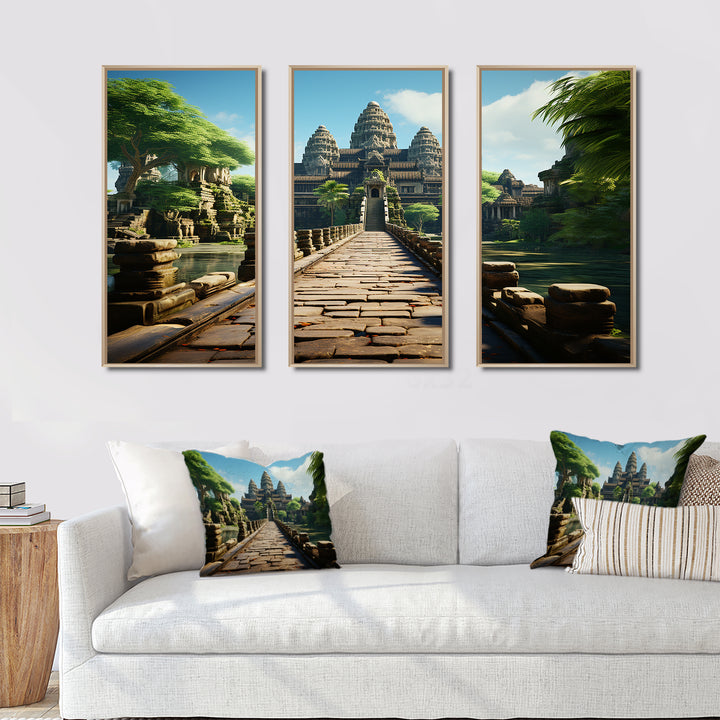 Asian Art Journey To Angkor II - Multi-Panels