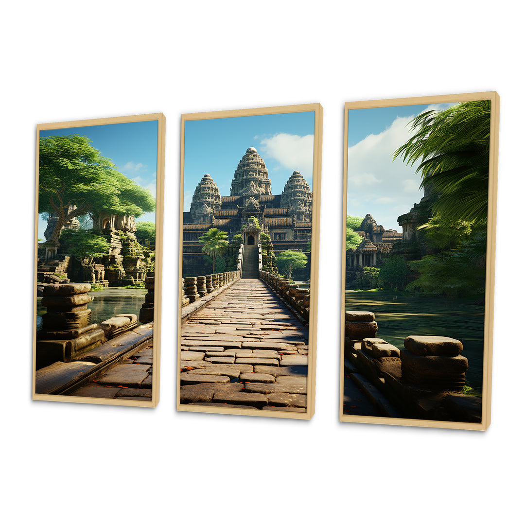 Asian Art Journey To Angkor II - Multi-Panels