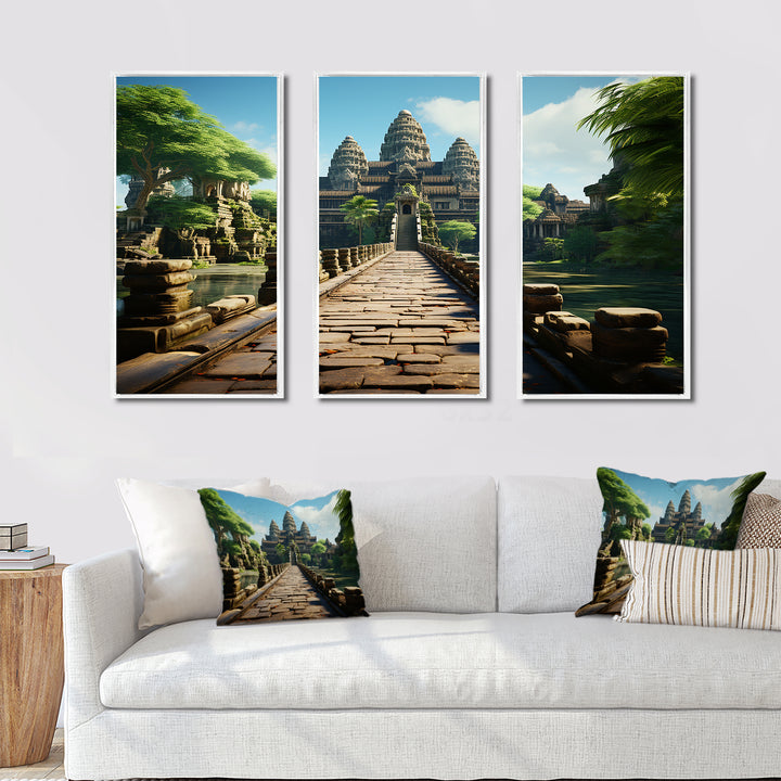 Asian Art Journey To Angkor II - Multi-Panels