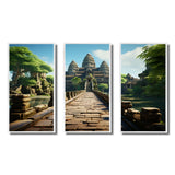 Asian Art Journey To Angkor II - Multi-Panels