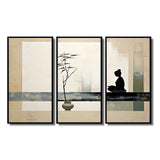 Asian Art Modern Zen I - Multi-Panel Canvas Prints